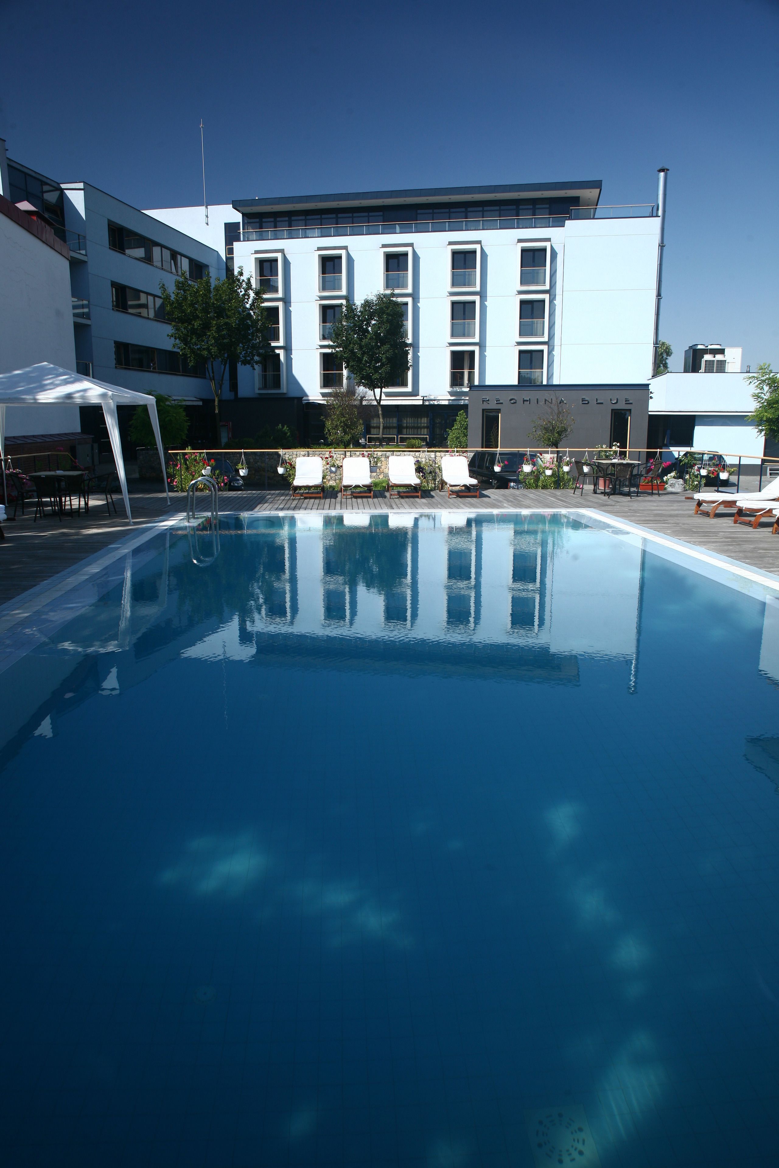 Majoituspaikan julkisivu