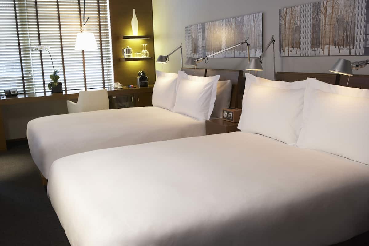 Egyptian cotton sheets, hypo-allergenic bedding, down comforters