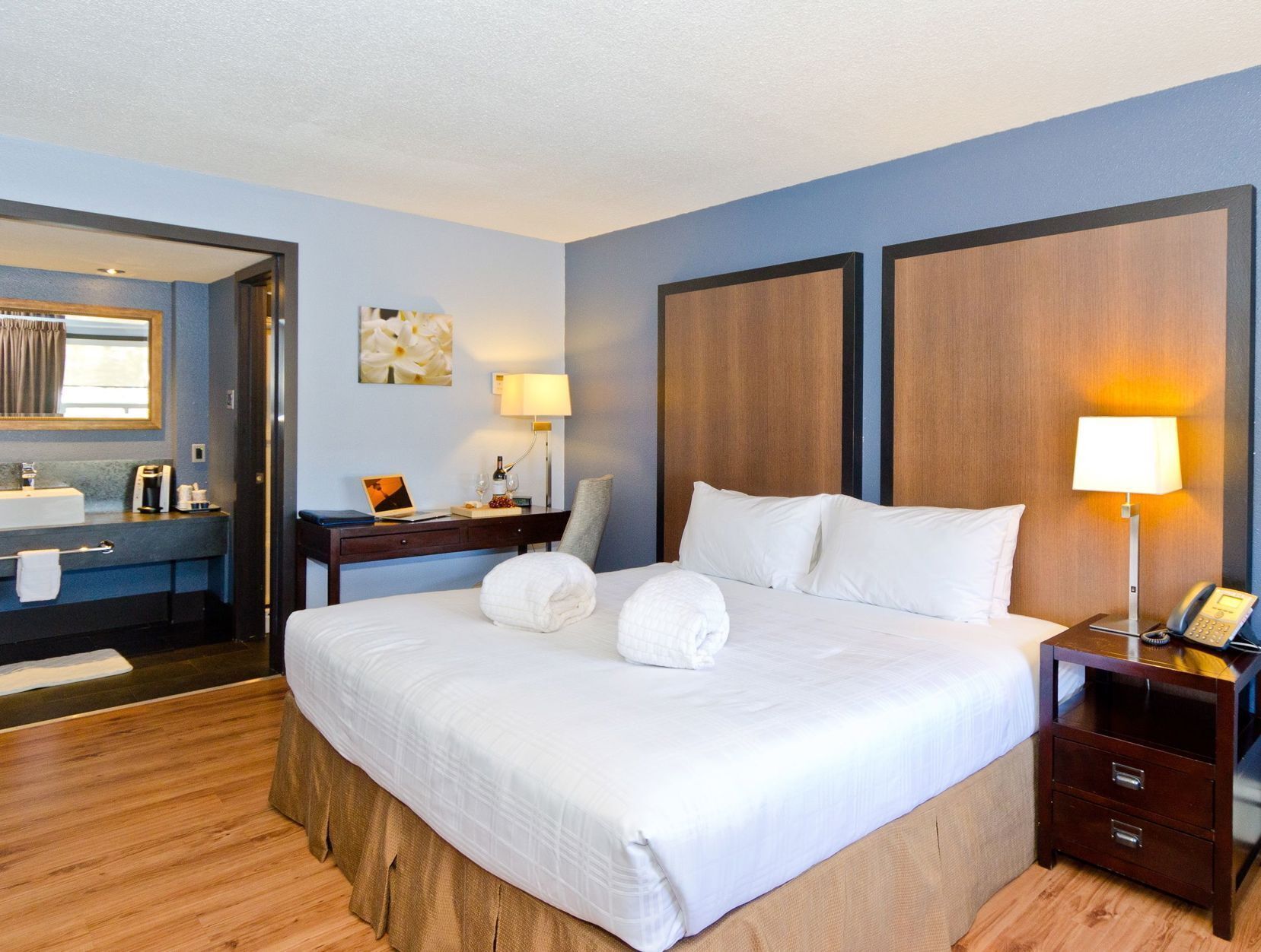 Premium bedding, pillowtop beds, individually decorated