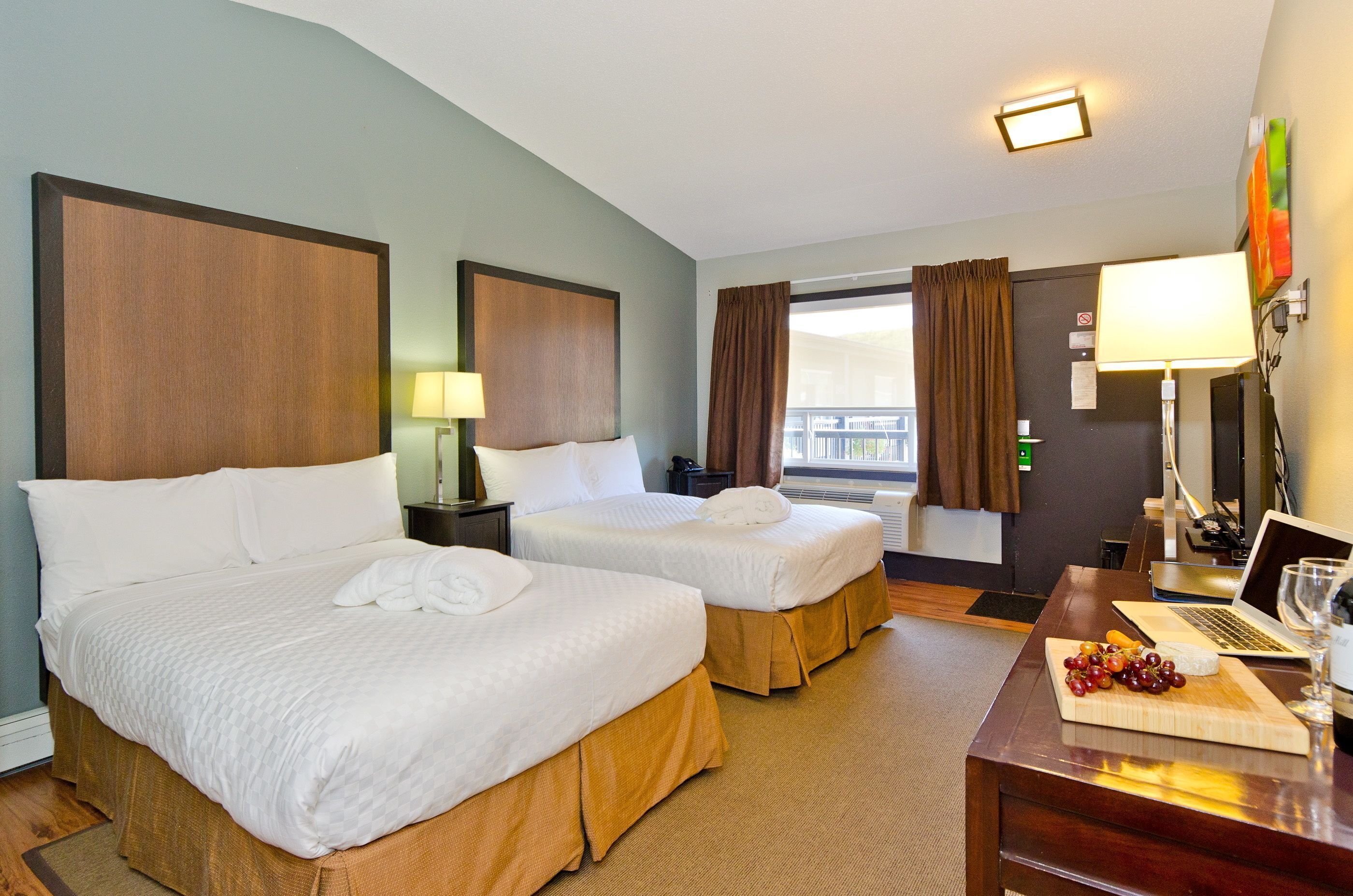 Premium bedding, pillowtop beds, individually decorated