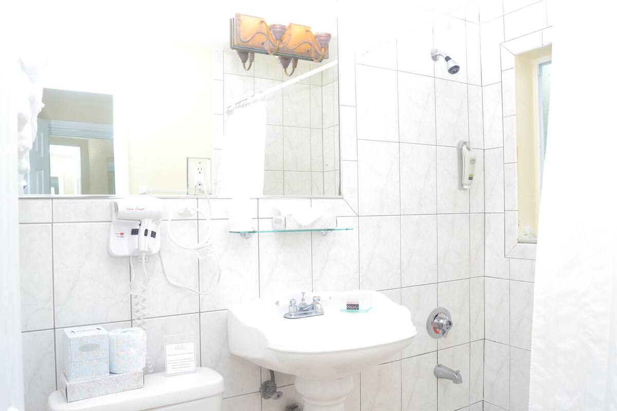 Deluxe-Studio, 1 King-Bett, Nichtraucher | Badezimmer | Dusche, Haartrockner