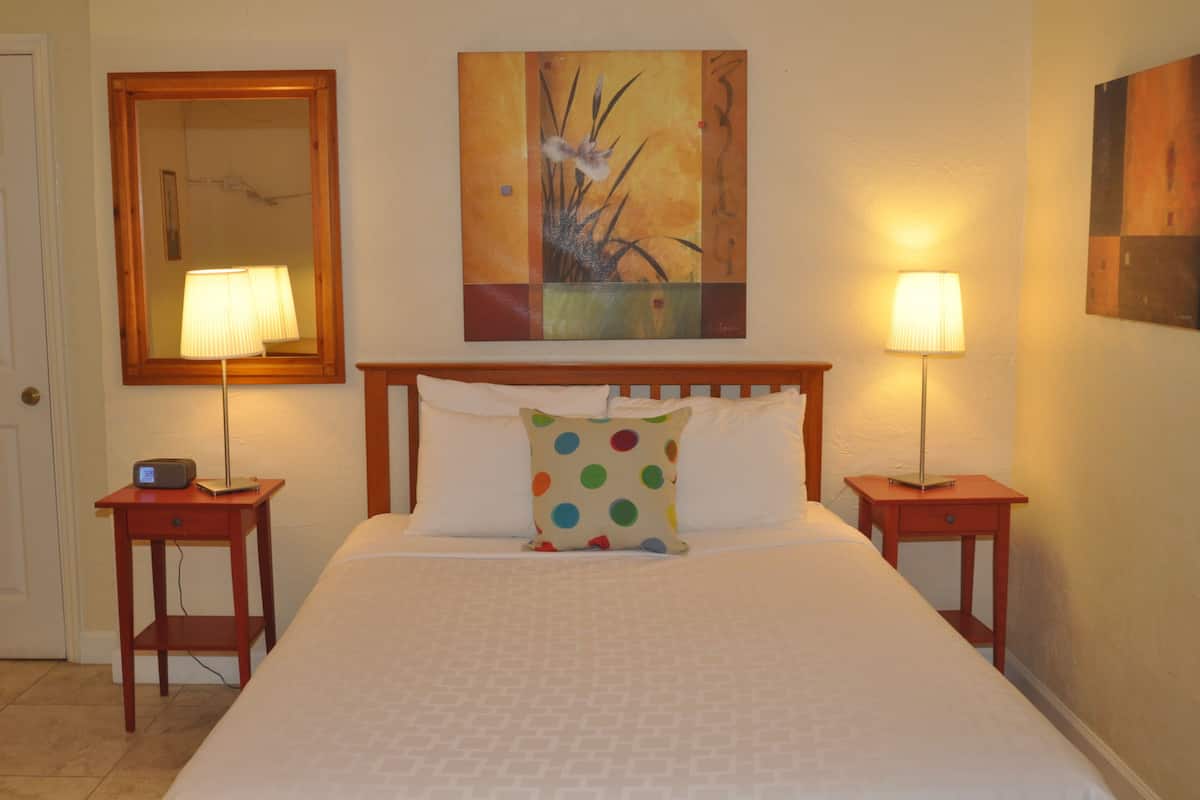 Deluxe Studio, 1 Queen Bed, Non Smoking | In-room safe, iron/ironing board, free cribs/infant beds, rollaway beds