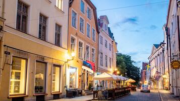 Front of property – evening/night