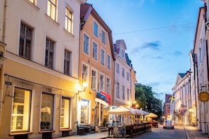 Front of property - evening/night