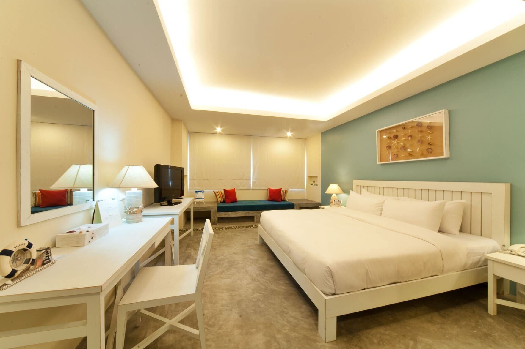 Ropa de cama de alta calidad, colchones Select Comfort, minibar