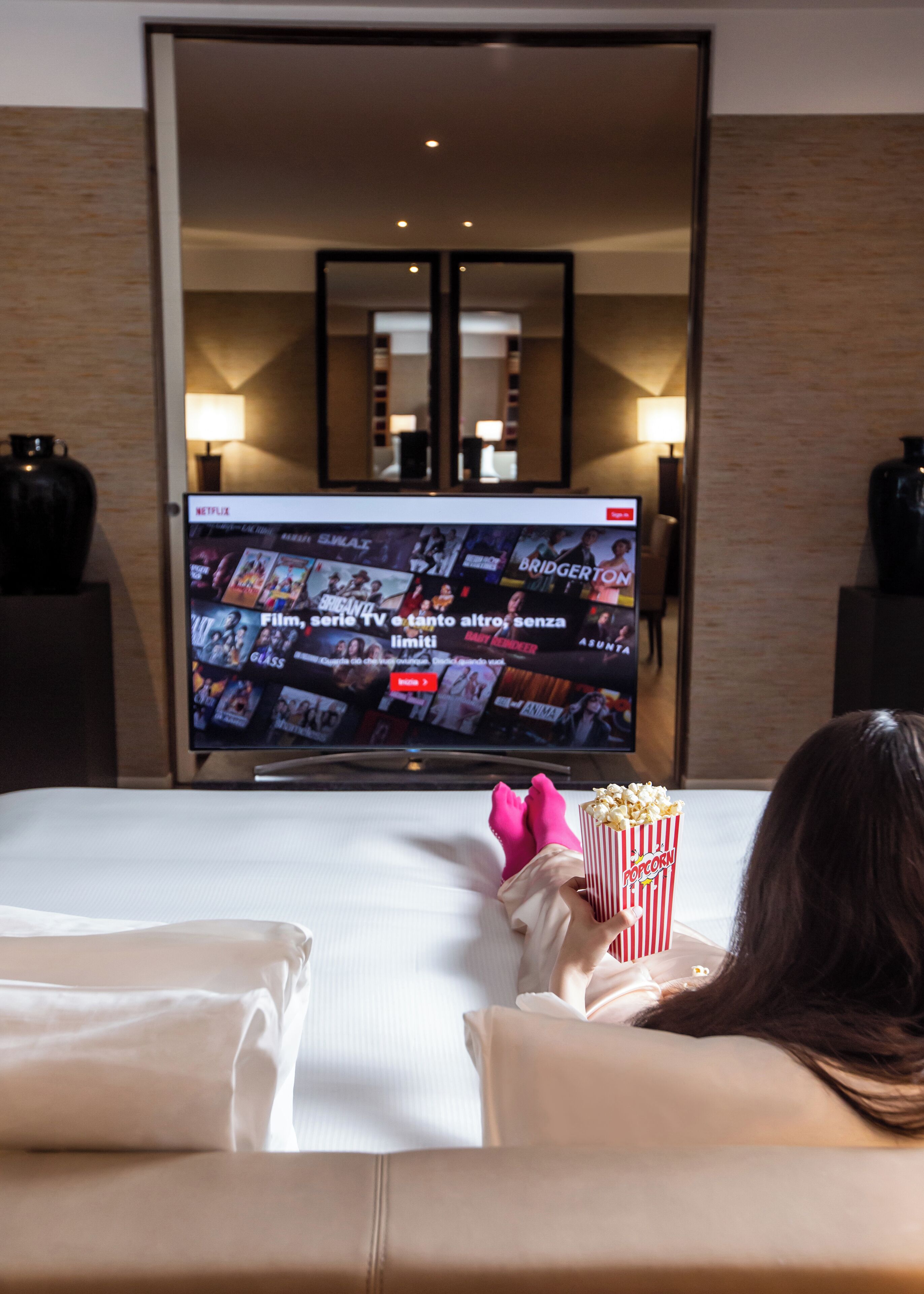 premium bedding, down duvets, minibar, in-room safe