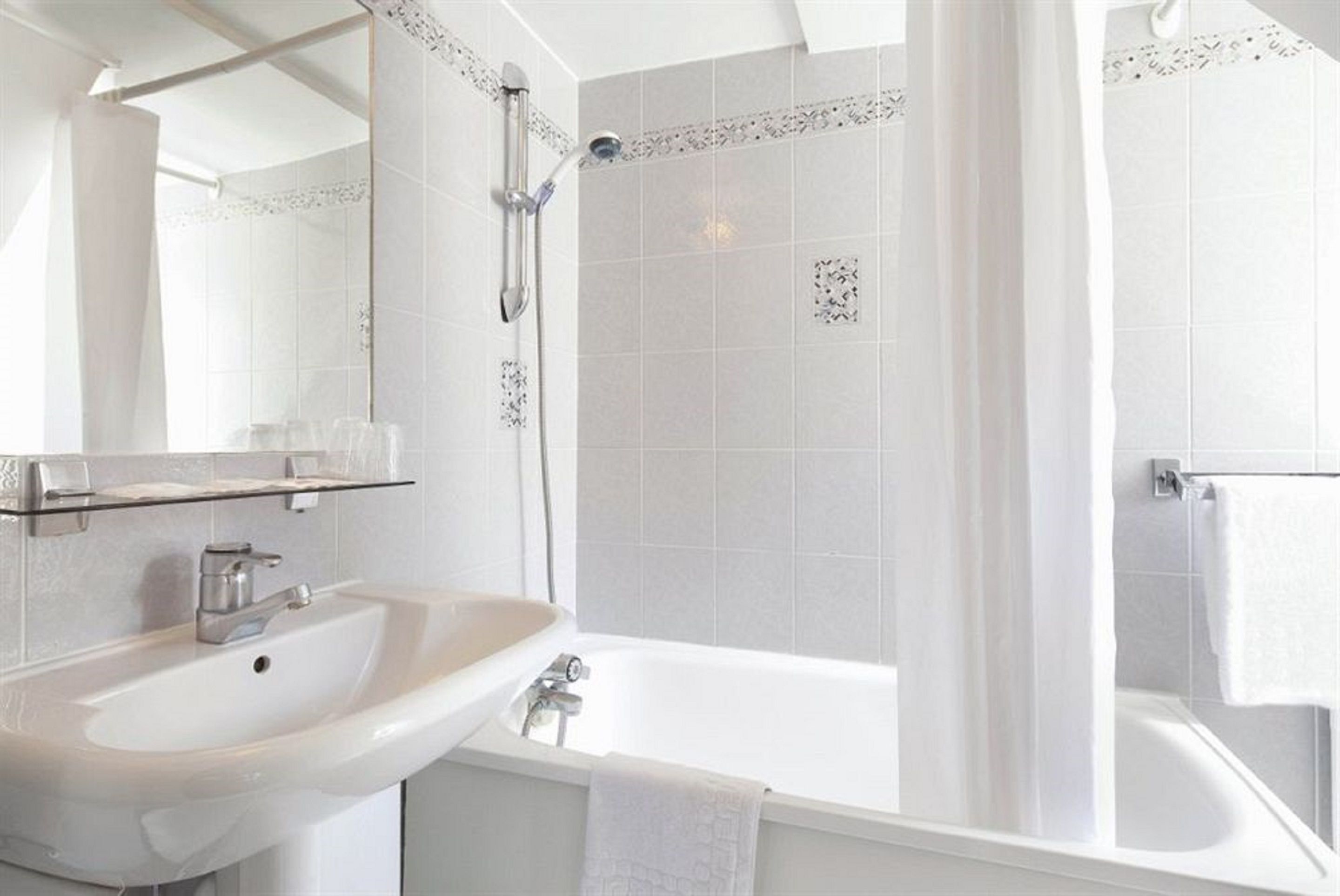 free toiletries, hair dryer, towels