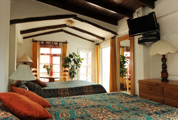 Hypo-allergenic bedding, down duvets, individually decorated