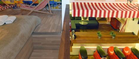 Moto Apartment | Didekorasi berbeda-beda dan dilengkapi dengan perabotan berbeda-beda