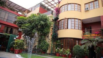 Majoituspaikan julkisivu