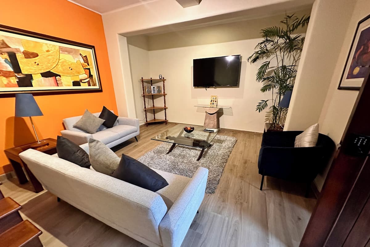 Duplex | Living area | TV, DVD player