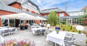 Terrace/patio - PLAZA INN Heidehof (Südheide)