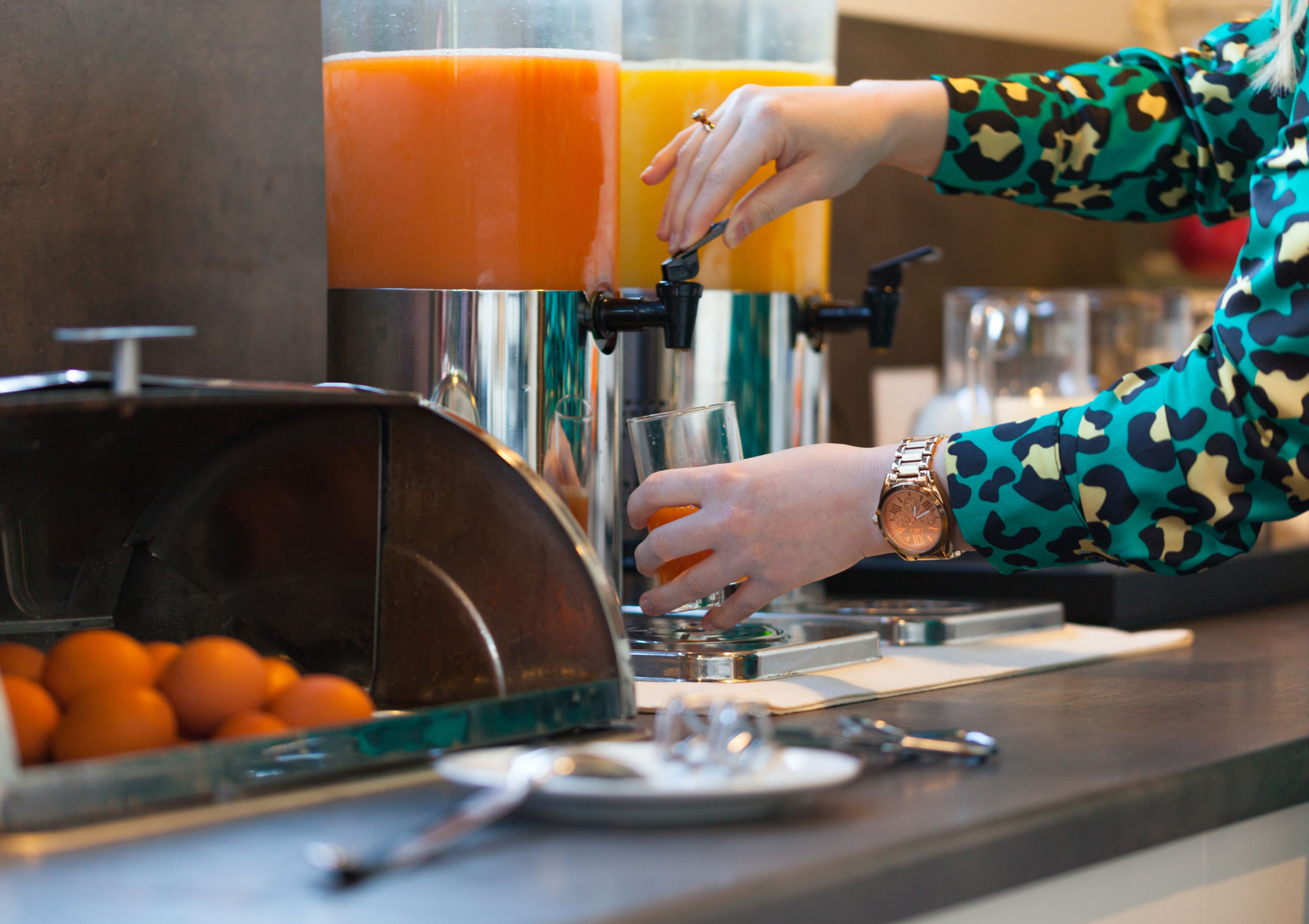 daily buffet breakfast (eur 13 per person)