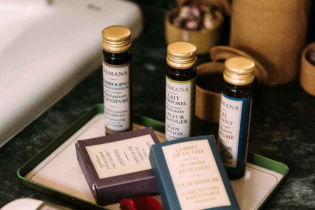 hair dryer, bathrobes, slippers, bidet