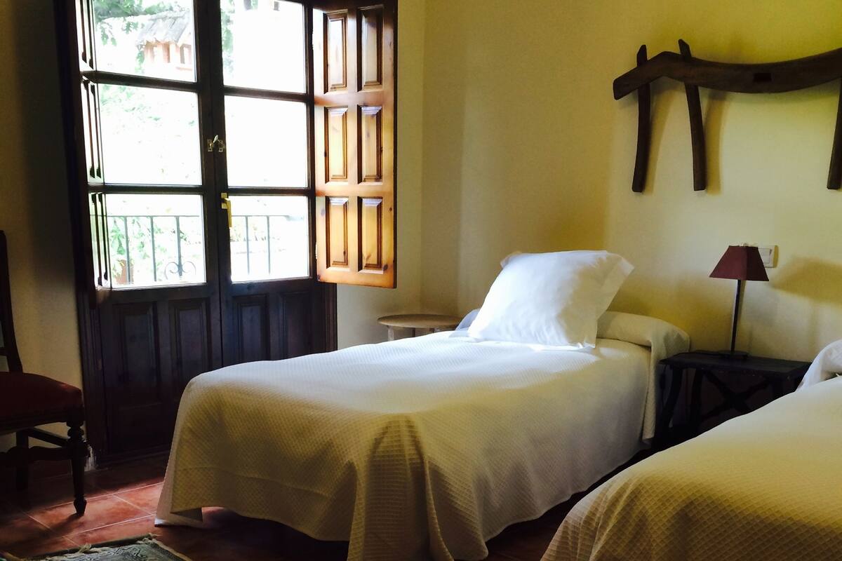 Dreibettzimmer, Bergblick