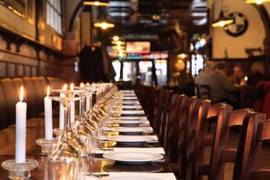 Frokost, lunsj og middag serveres