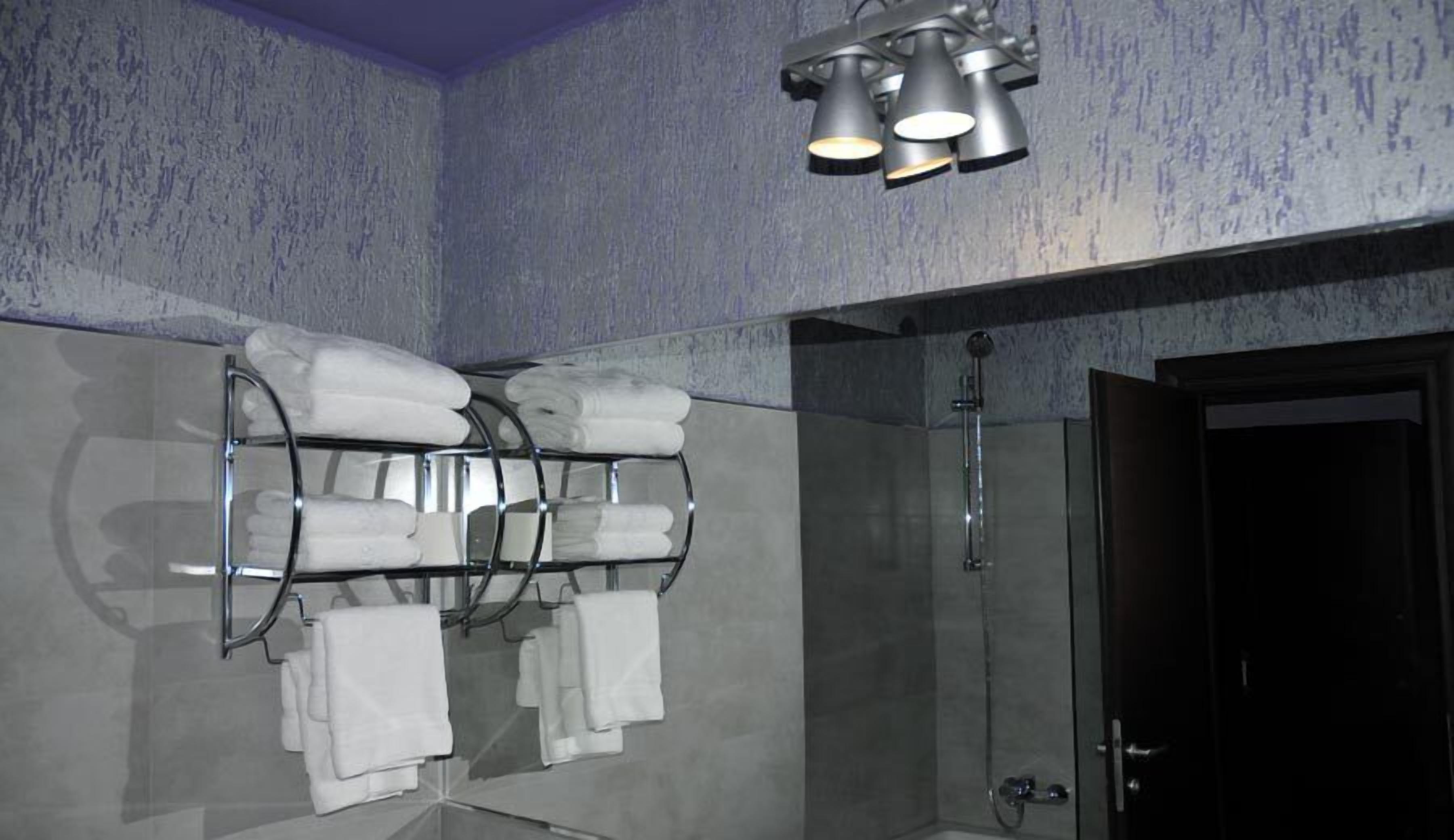 free toiletries, hair dryer, bathrobes, slippers