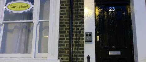 Voorkant van accommodatie