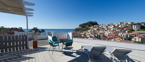 Penthouse, Terrace, Sea View | Terrace/patio