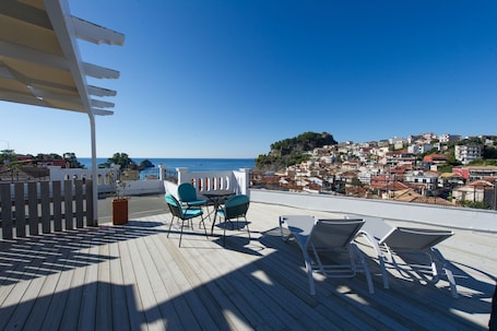 Penthouse, Terrace, Sea View | Terrace/patio. San Nectarios Hotel