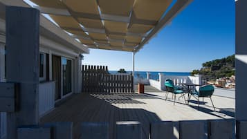Penthouse, terrasse, vue mer | Terrasse/Patio