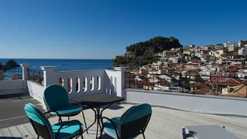 Penthouselejlighed - terrasse - havudsigt | Terrasse/gårdhave