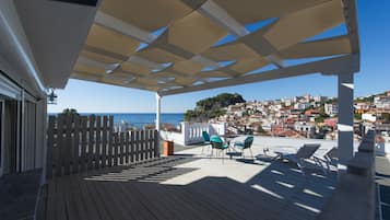 Penthouse, terrasse, vue mer | Vue depuis le balcon