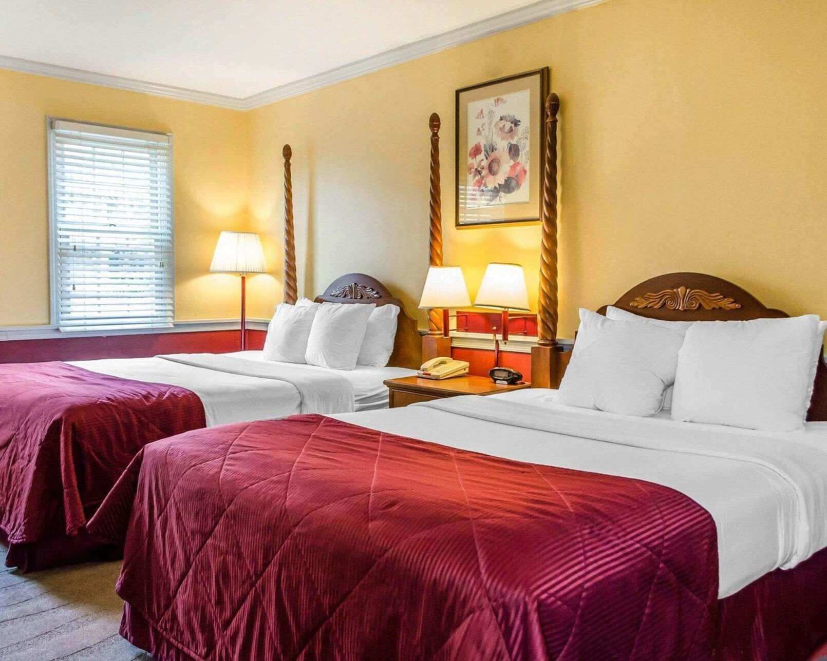 Premium bedding, pillow-top beds, in-room safe, desk