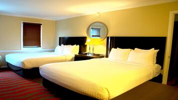 Premium bedding, pillowtop beds, in-room safe, desk