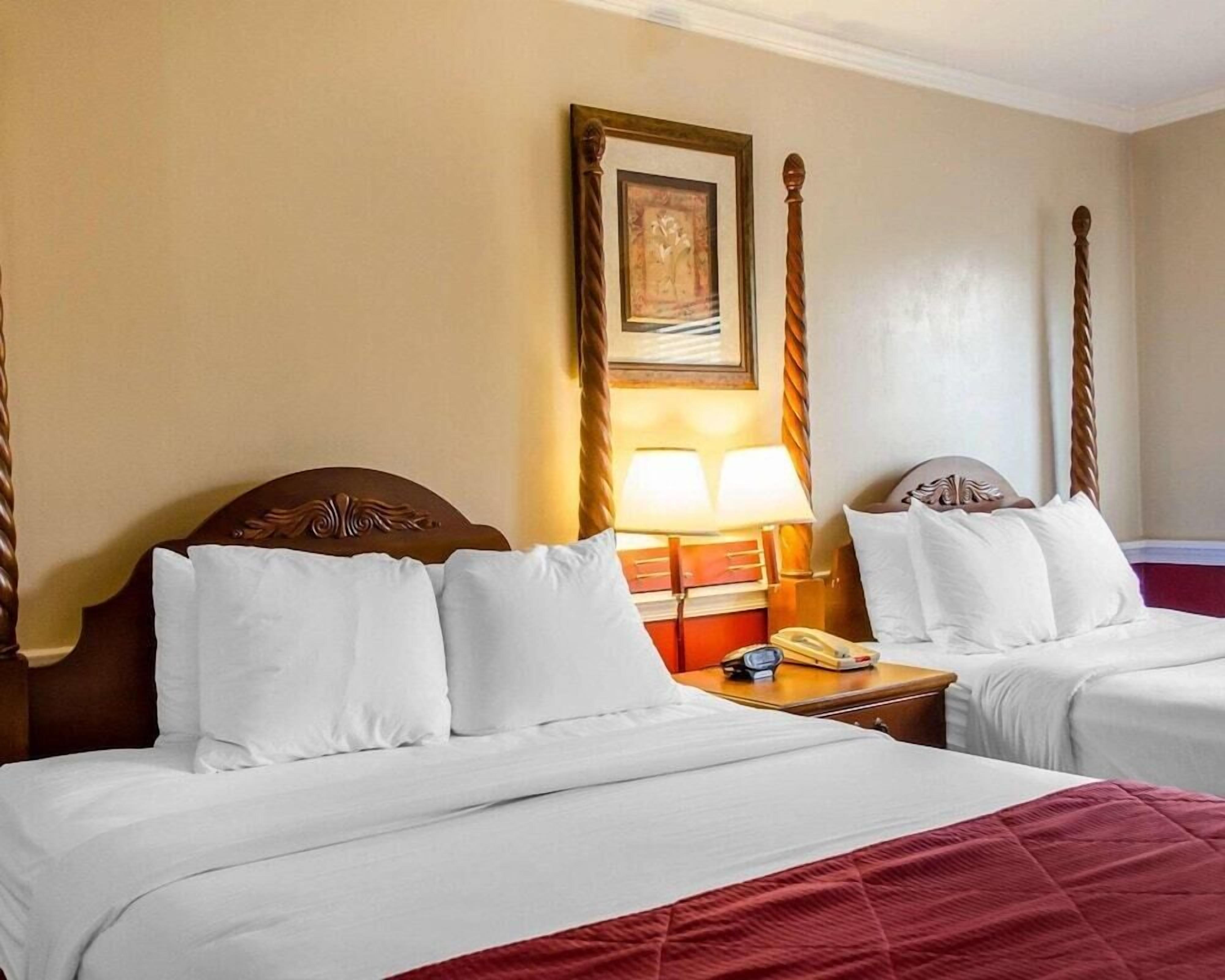 Premium bedding, pillow-top beds, in-room safe, desk