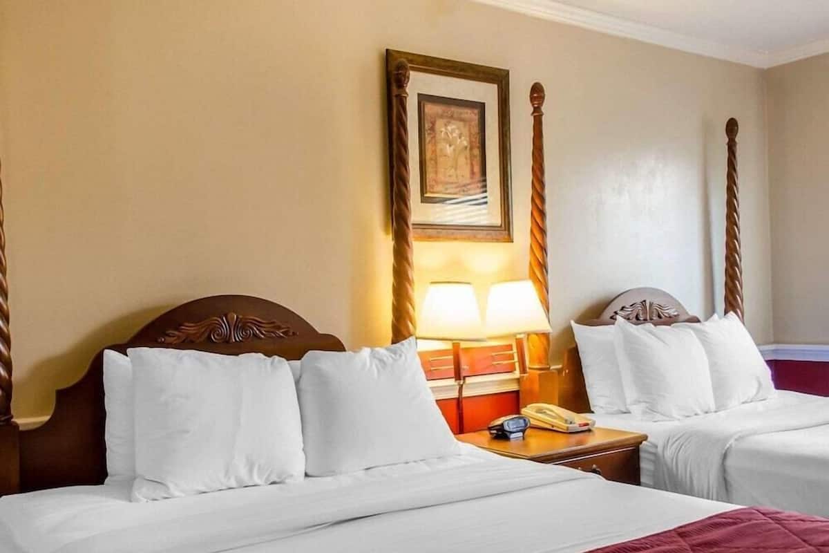 Premium bedding, pillow-top beds, in-room safe, desk