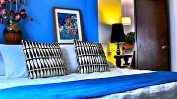 Down comforters, minibar, in-room safe, individually decorated