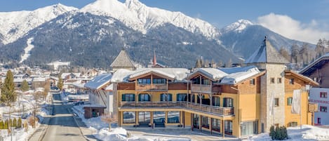 Majoituspaikan julkisivu