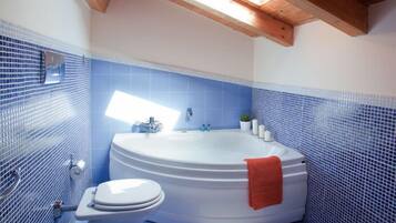 Doppia Basic, 1 letto matrimoniale | Bagno | Asciugacapelli, bidet, asciugamani, sapone