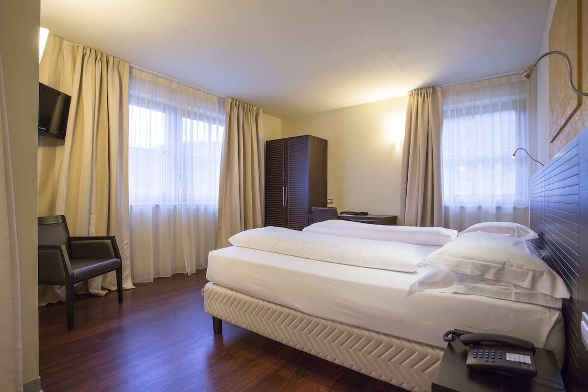 1 slaapkamer, luxe beddengoed, Select Comfort-bedden, een minibar