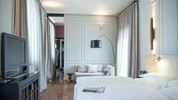 Premium bedding, minibar, in-room safe, soundproofing