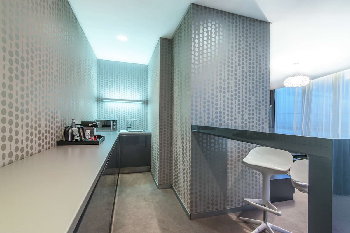 suite | premium bedding, pillow-top beds, minibar, in-room safe