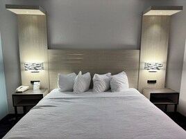 Individually decorated, individually furnished, desk, laptop workspace