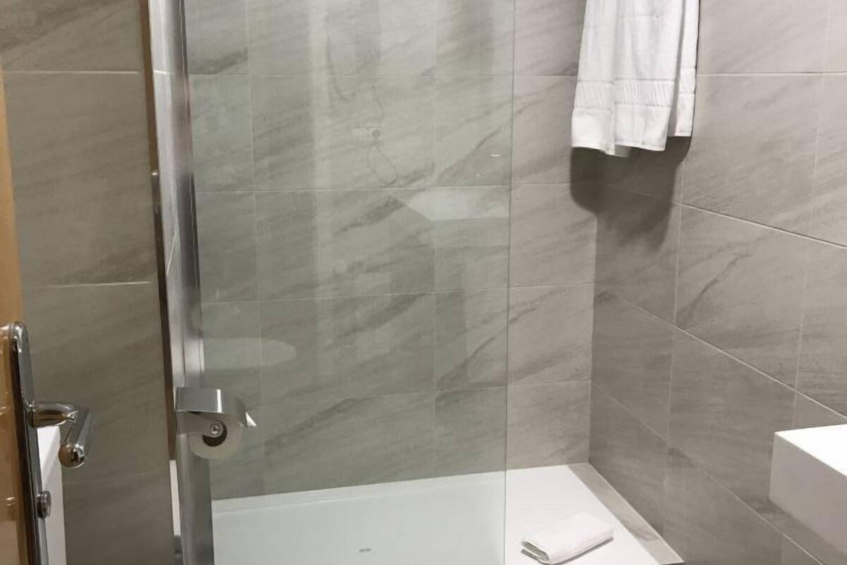 standard double or twin room | bathroom | free toiletries, hair dryer, towels, soap