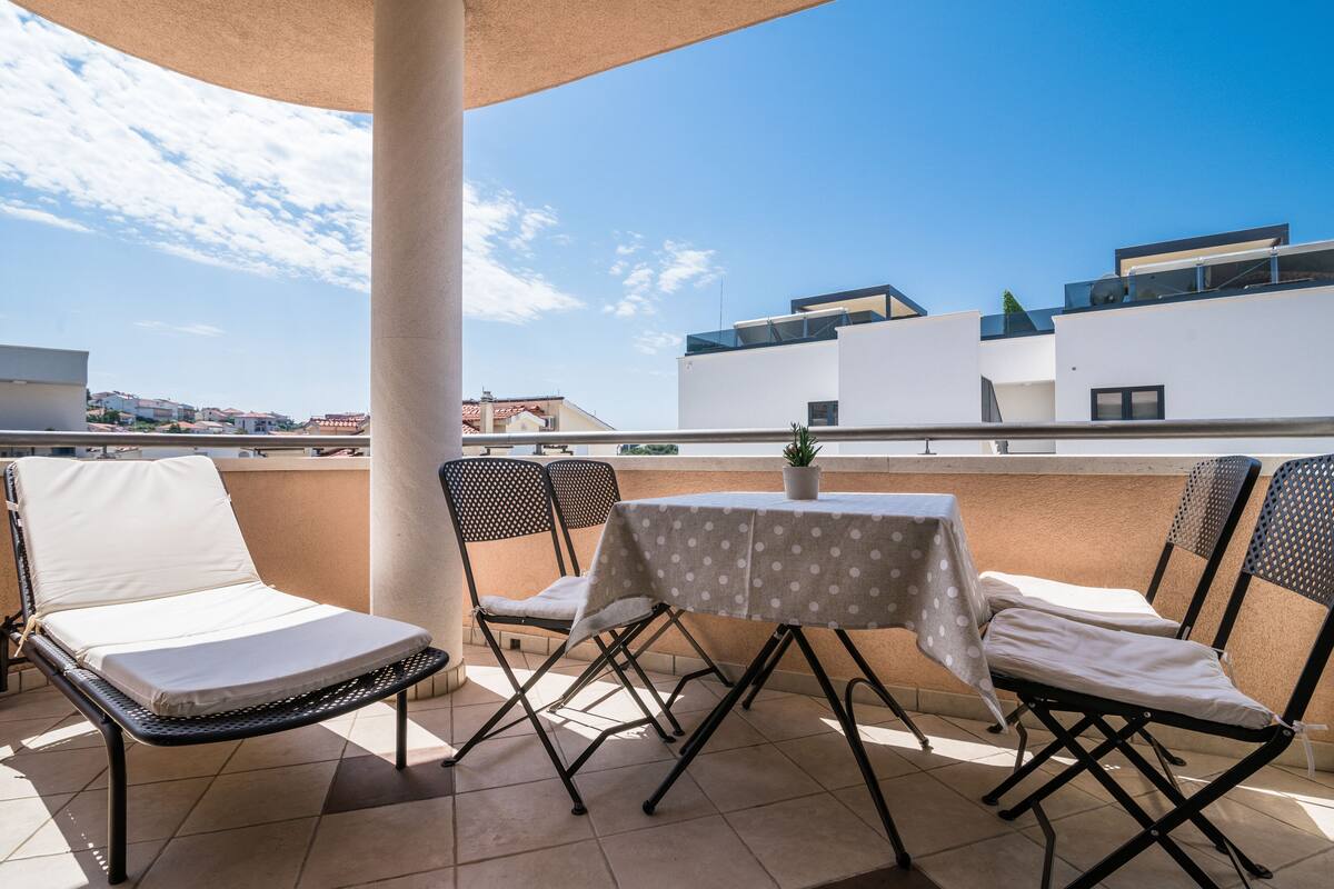 Apartment, 1 Bedroom, Balcony, Sea View | Terrace/patio