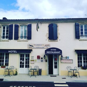Façade de l’hébergement
