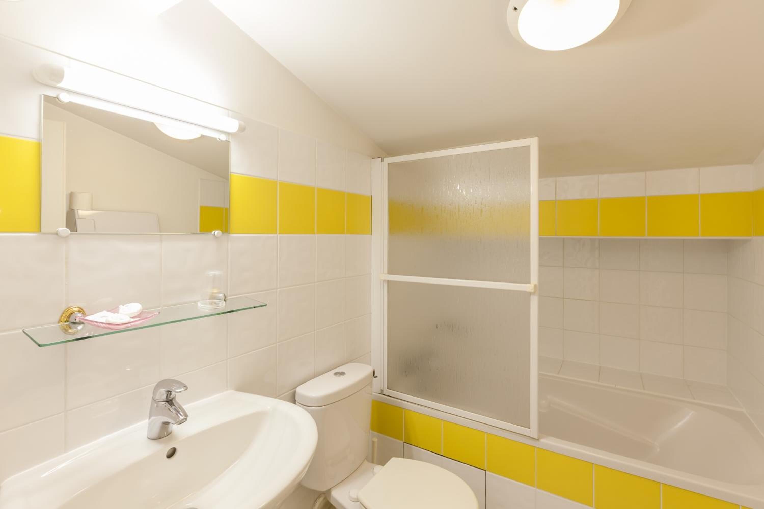 free toiletries, hair dryer, towels