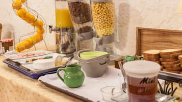 Daily buffet breakfast (EUR 8.50 per person)