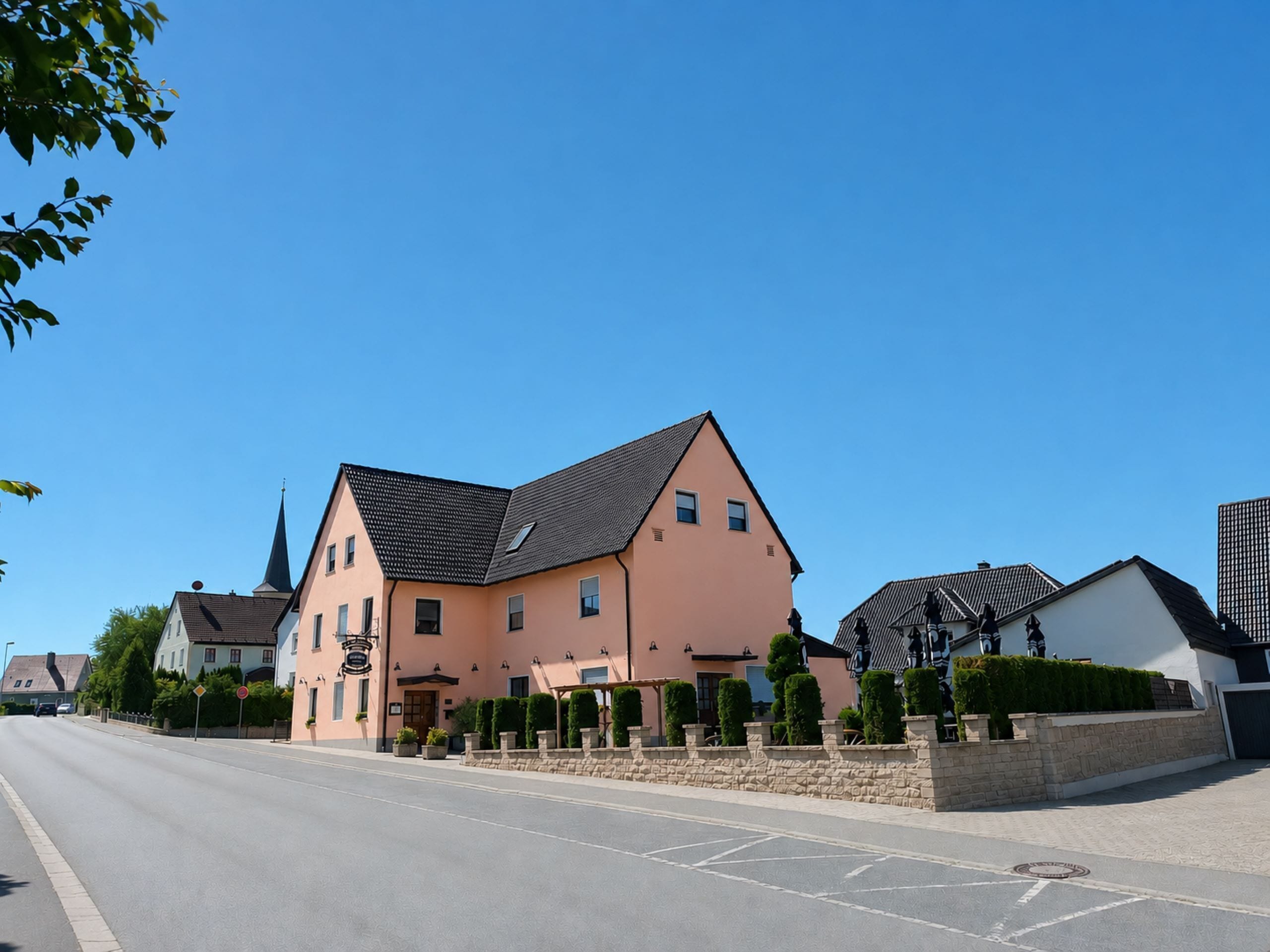 Fassade der Unterkunft