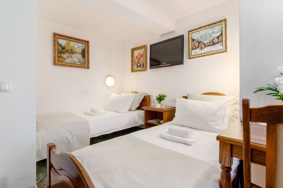 Chambre avec lits jumeaux
