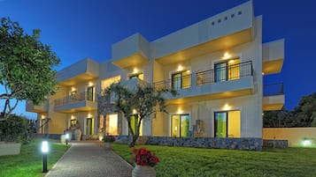 Front of property – evening/night