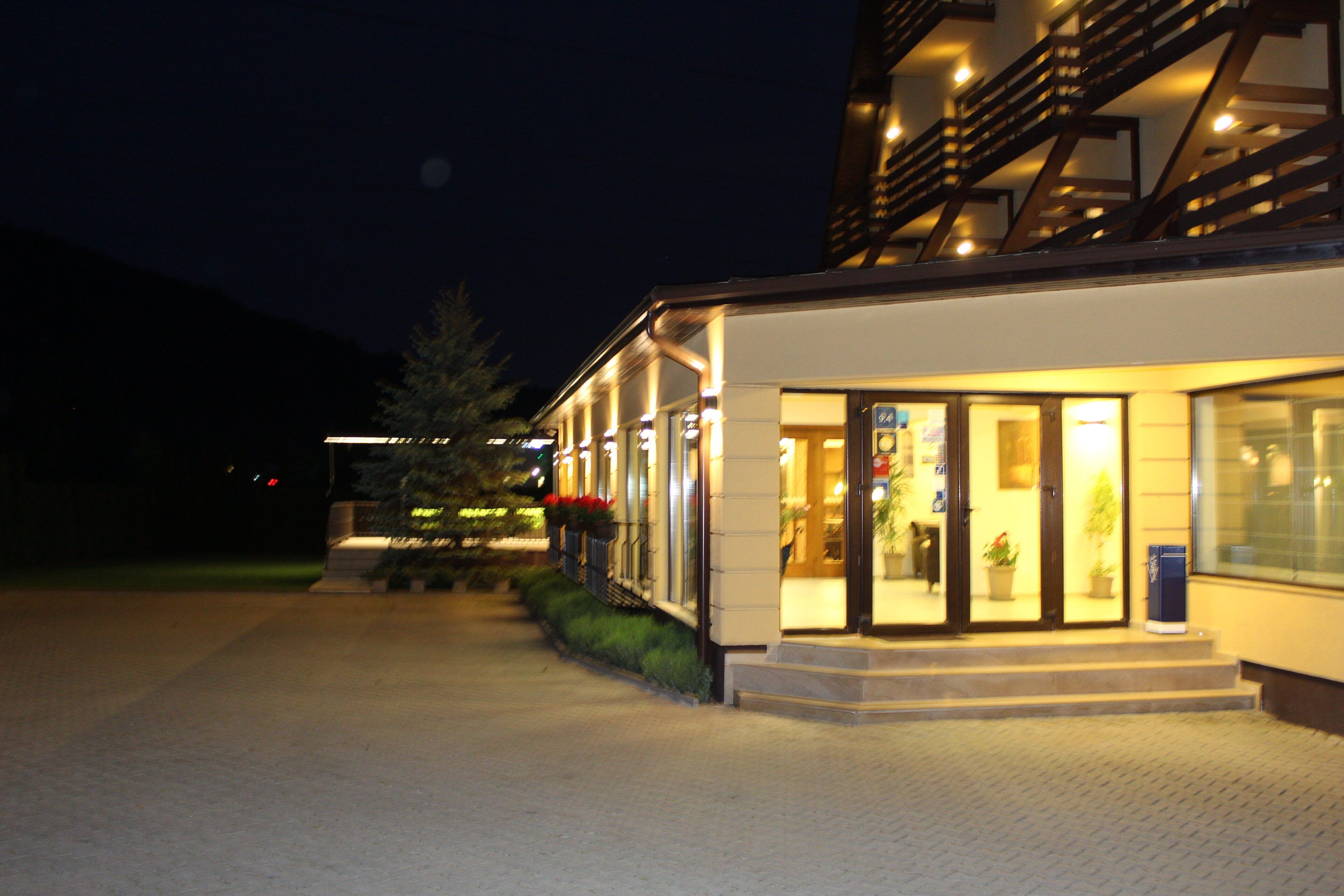 front of property – evening/night