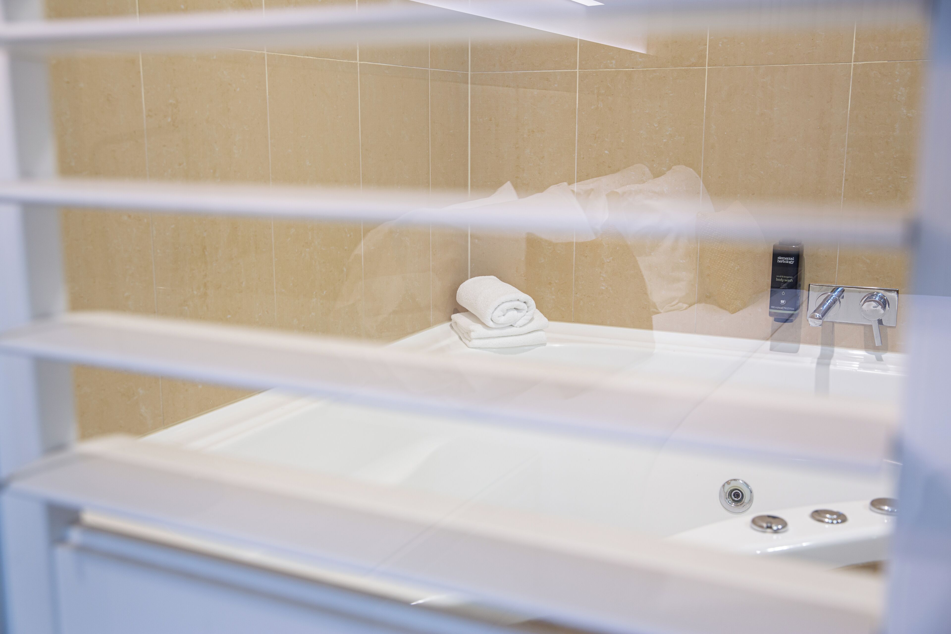superior room, 1 king bed (spa) | bathroom | shower, eco-friendly toiletries, hair dryer, towels