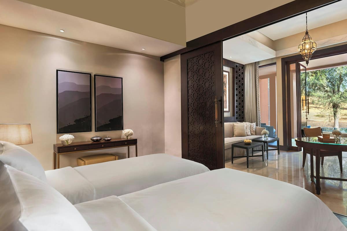 Al Rimal Villa, Villa, 2 Twin, Sofa bed, Private pool | Egyptian cotton sheets, premium bedding, down comforters, minibar