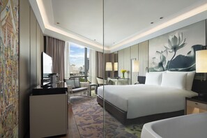 ห้องเอ็กเซกคิวทีฟ, เตียงคิงไซส์ 1 เตียง | เครื่องนอนระดับพรีเมียม, ผ้านวมขนเป็ด, มินิบาร์ฟรี, ตู้นิรภัยในห้องพัก